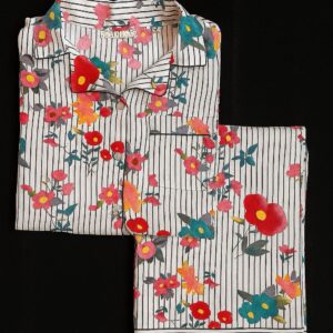 Bloom & Stripes PJ Set