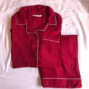 Velvet Mehroon PAYJAMA Set