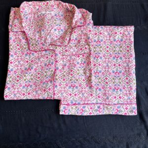 Floral drift Summer Linen PJ set