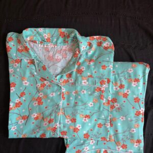 Ocean Blue Summer Linen PJ Set