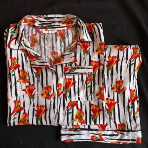 Autumn Meadow Linen PJ Set