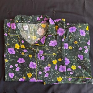 Indigo Fern Summer Linen PJ Set