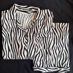 pink ditsy summer linen pj set (copy)