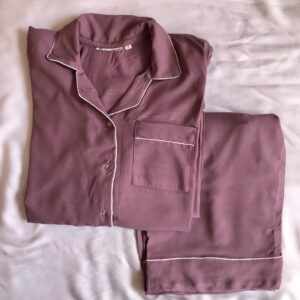Muted Mauve Linen PJ Set