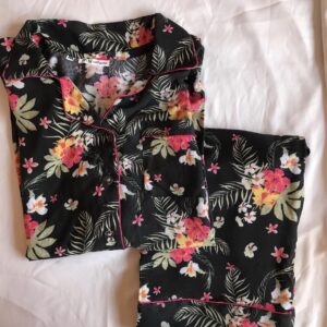 pink florals summer linen pj set (copy)