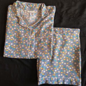 pink florals summer linen pj set (copy)