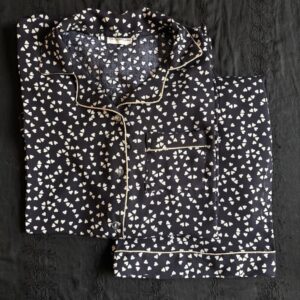 pink florals summer linen pj set (copy)