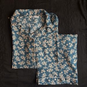 pink florals summer linen pj set (copy)