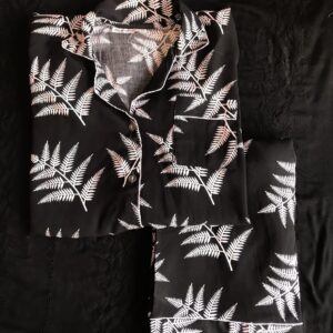 pink florals summer linen pj set (copy)