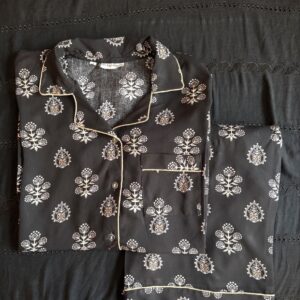 pink florals summer linen pj set (copy)