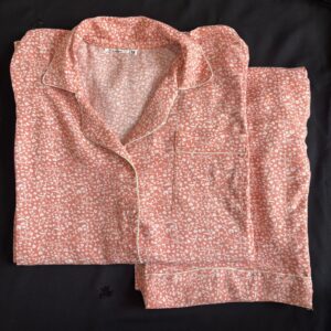 flowery aqua summer linen pj set (copy)