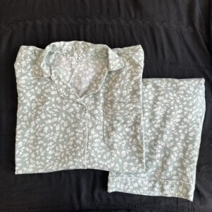 monochrom stripe summer linen pj set (copy)