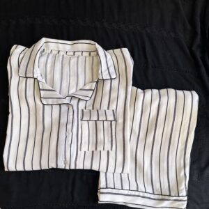 peach spring summer linen pj set (copy)