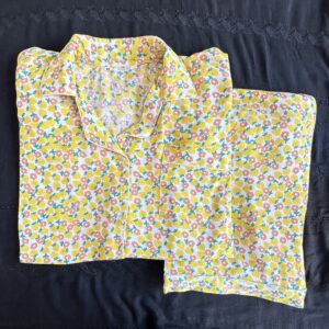 deep indigo rose summer linen pj set (copy)