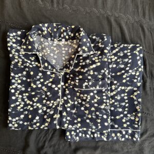 plum solid summer linen pj set (copy)