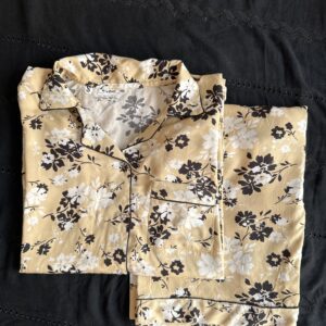 summer linen pj set