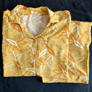 summer linen pj set