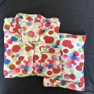 blossom ditsy summer linen pj set