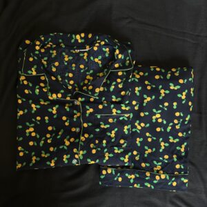 blossom ditsy summer linen pj set