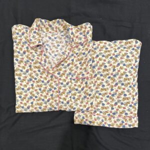 blossom ditsy summer linen pj set